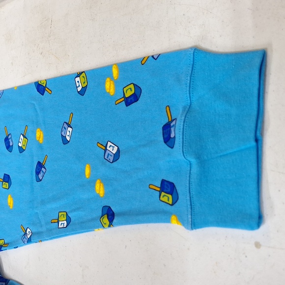 NEW! Men's Big & Tall Hanukkah Matching Family Pajama Set, Blue - Wondershop - Picture 9 of 11